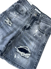 Bermuda Los Angeles Bambino Con Schizzi di Pittura e Rotture