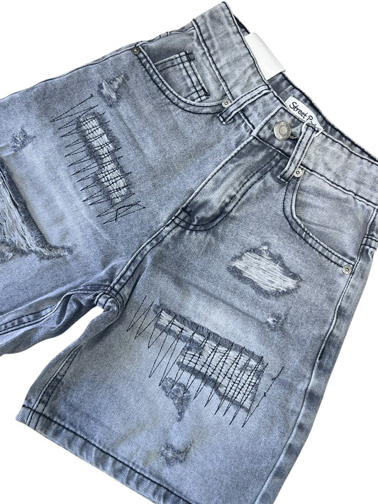 Bermuda Street in Jeans Bambino con Rotture