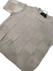 Attuality Maglia in Filo Mezza Manica Damier Neonato
