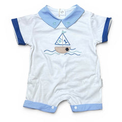 Les Jolies Pagliaccetto Ricamo Vela 100% Cotone