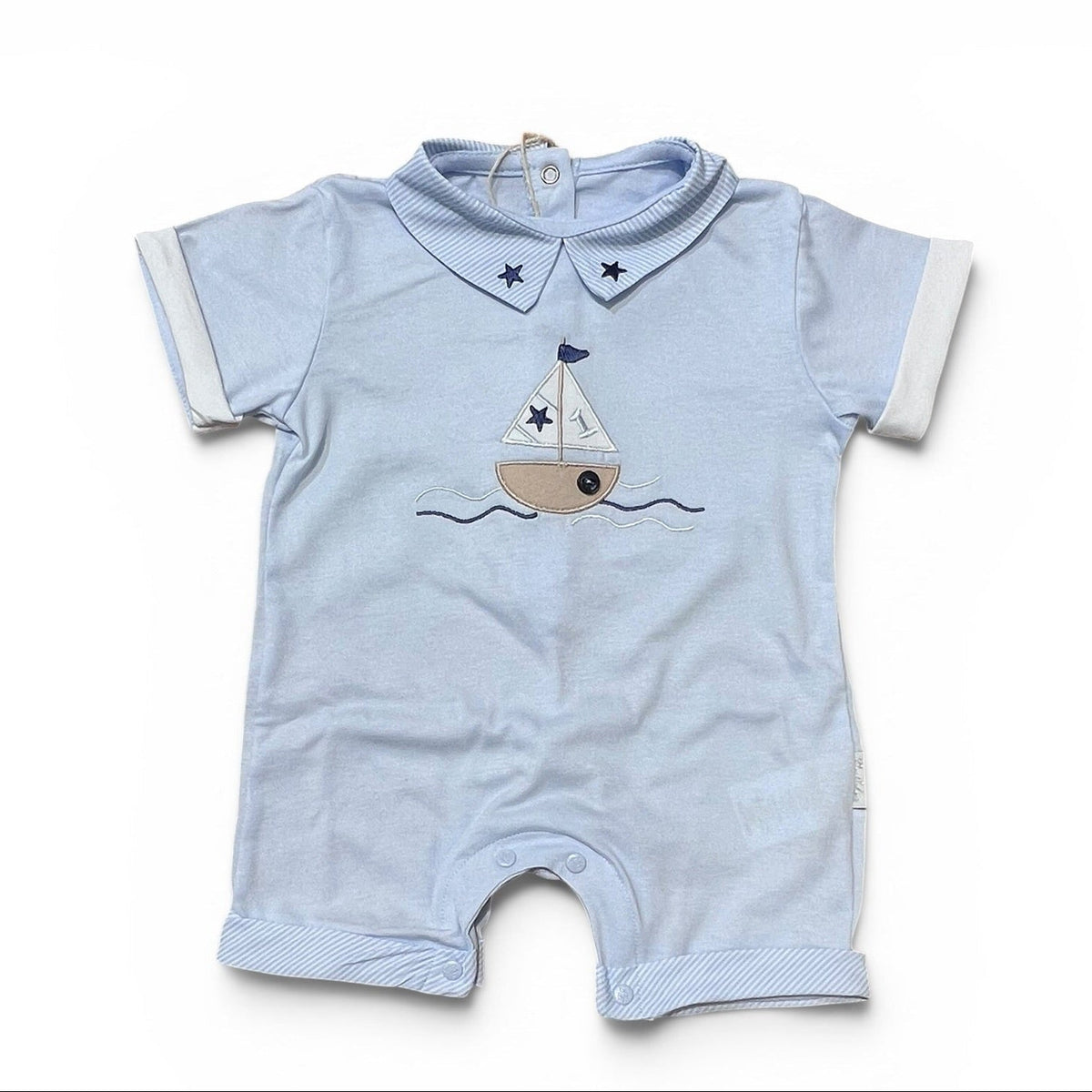 Les Jolies Pagliaccetto Ricamo Vela 100% Cotone