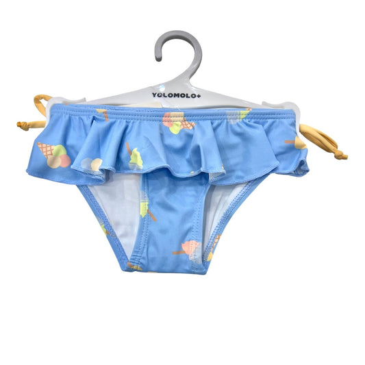 Costume Mare Da Neonata Con Rouches e Laccetti