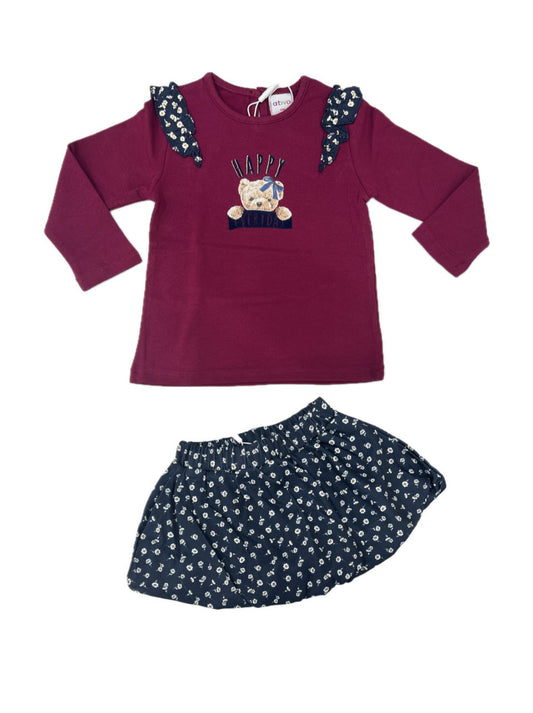 Ativo Maglia in Caldo Cotone Neonata
