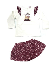 Ativo Gonna Palloncino con Coulotte Neonata Invernale