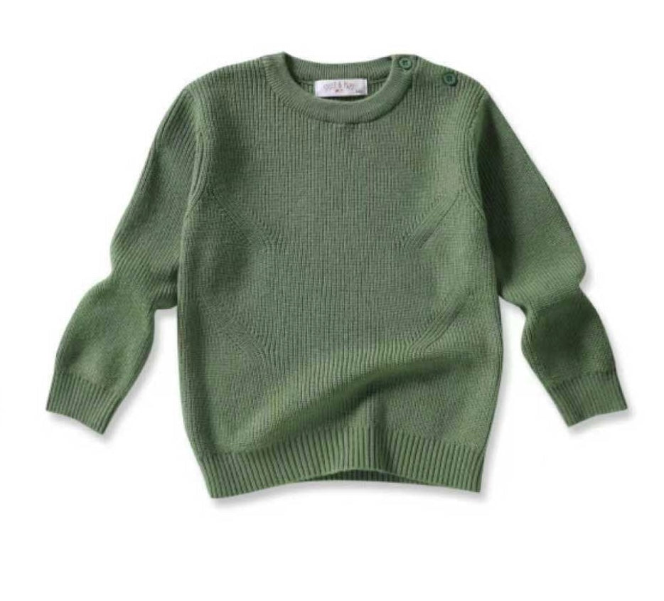Pullover Neonato Invernale a Costine