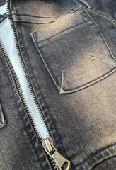 Nazareno Gabrielli Completo Tre Pezzi Camicione Maglia e Jeans da Neonato