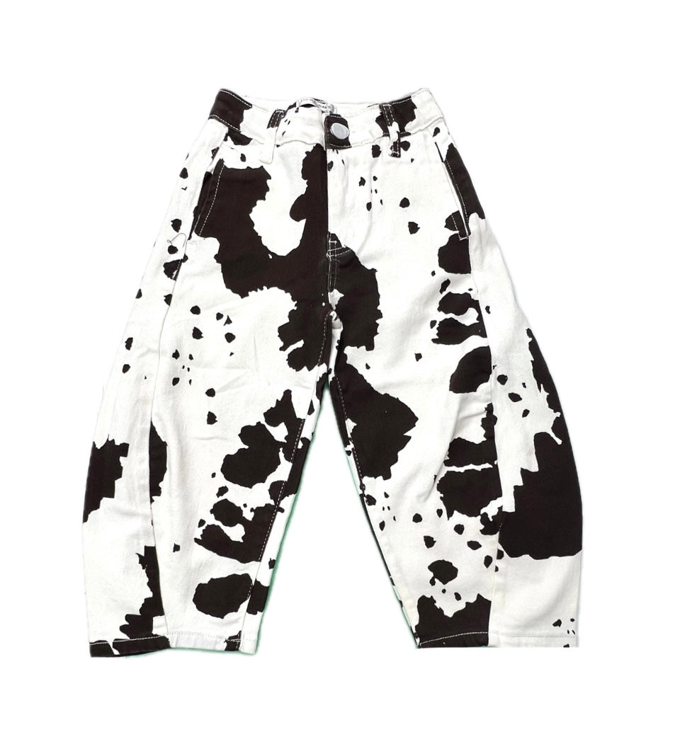Jeans Cow Baggy da bambina