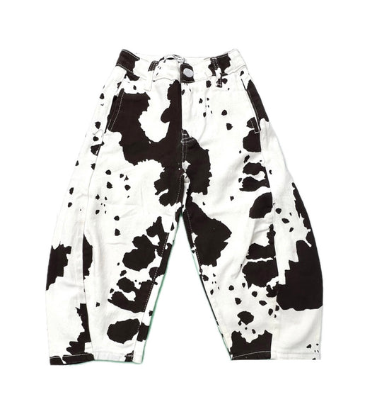 Jeans Cow Baggy da bambina