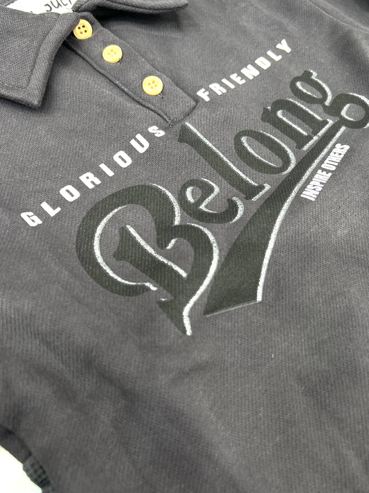 Abito Polo in Felpa da Bambina