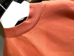 Just West T-Shirt Over Size 100% Cotone Mezzo Collo per Neonati