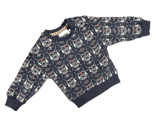 Felpa Dirkje Neonato con Multistampa Bear