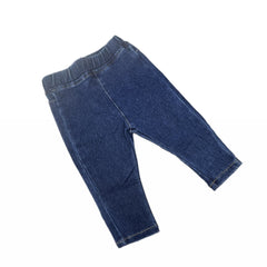 Leggings Jeans Interno Felpato Da Neonata