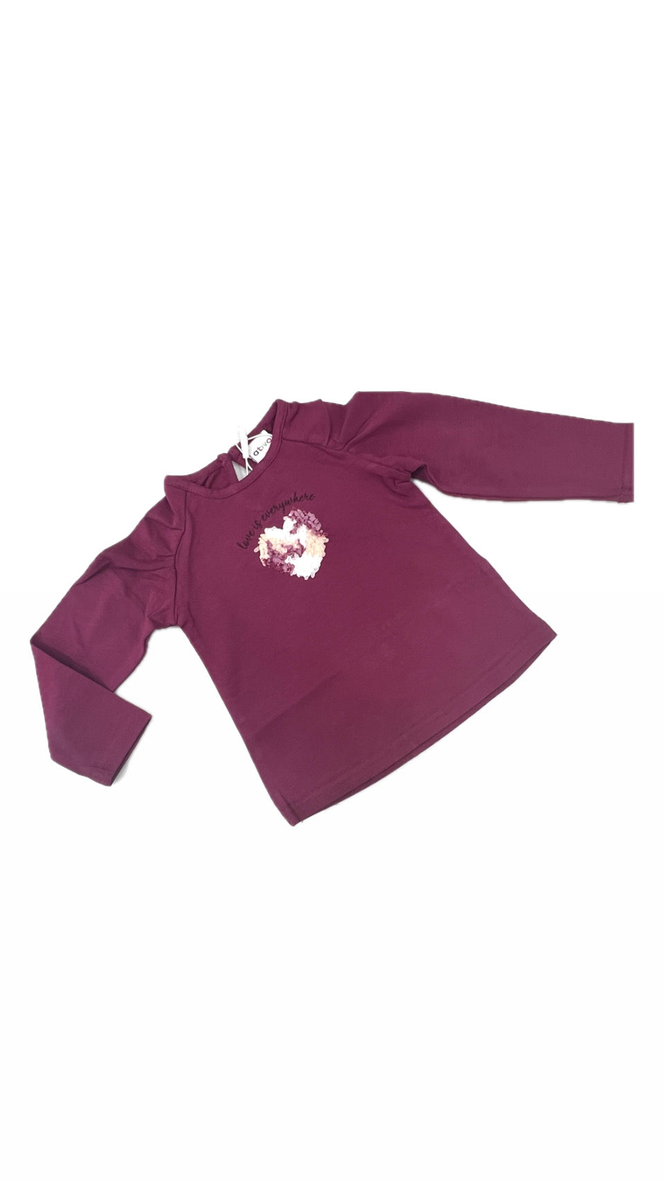 Ativo Maglia Cotone Caldo Con Arriccio Da Neonata