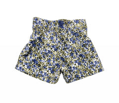 Ativo Short Floreale Velluto Invernale Da Neonata