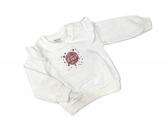 Ativo Felpa Morbida Invernale con Rouches Da Neonata