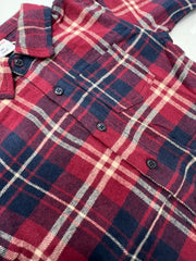 Ativo Camicia Scozzese in Flanella Leggera Da Bambini