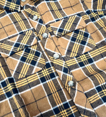 Ativo Camicia Scozzese in Flanella Leggera Da Neonati
