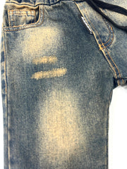 Rebel Jeans Sabbiato con Elastico in Vita Da Neonato