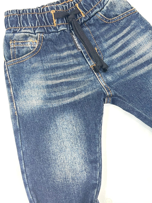 Rebel Jeans Terra con Elastico in Vita Da Bambino
