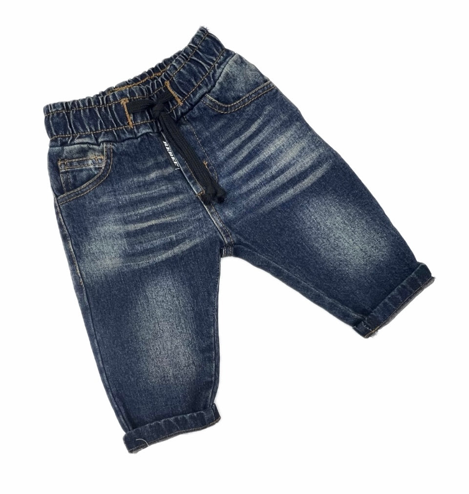 Rebel Jeans Terra con Elastico in Vita Da Bambino