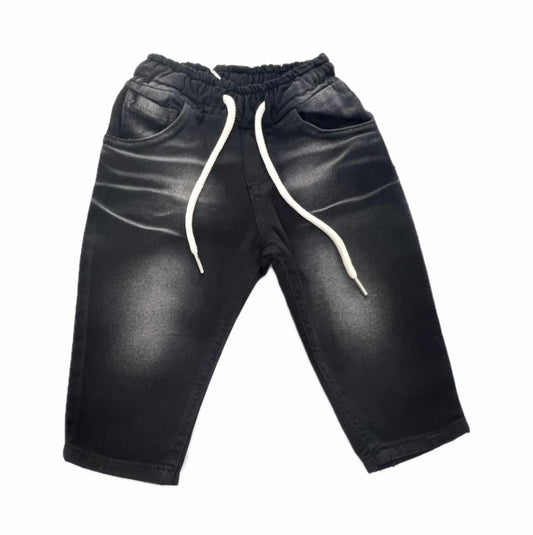 Victor Jeans Nero Sfumato da Neonato