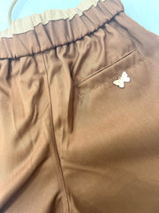 Pantalone Largo con Molla e Laccetto Bambina
