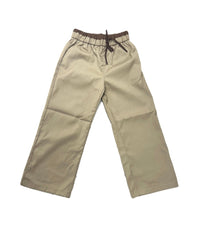 Pantalone Largo con Molla e Laccetto Bambina