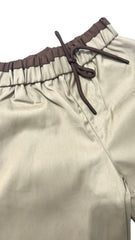 Pantalone Largo con Molla e Laccetto Bambina