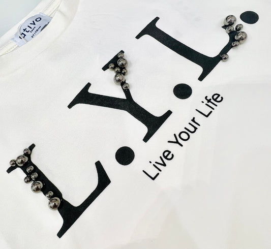 Ativo Maglia in Cotone Caldo da Bambina