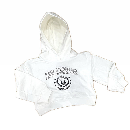 Ativo Felpa College Crop Con Cappuccio Da Bambina