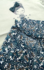 Ativo Completo Maglia Cotone Caldo e Short Velluto a Costine Da Neonata