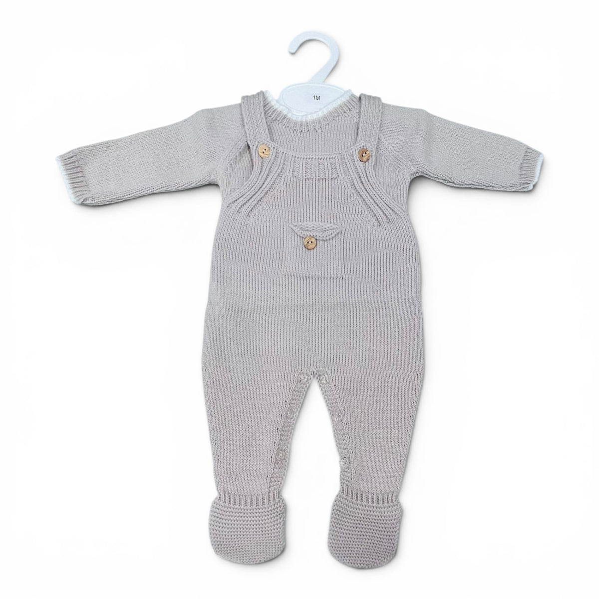 Completo Salopette e Maglia Due Pezzi in m. Lana