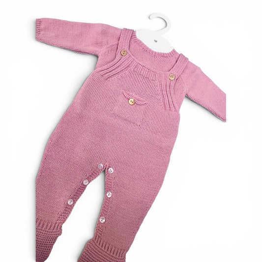 Completo Salopette e Maglia Due Pezzi in m. Lana
