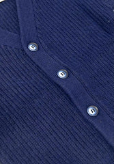 Stelle & Pupi Cardigan in Lana Doppia Morbida Da Neonato