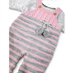 Completo Salopette e Maglia Due Pezzi in m. Lana
