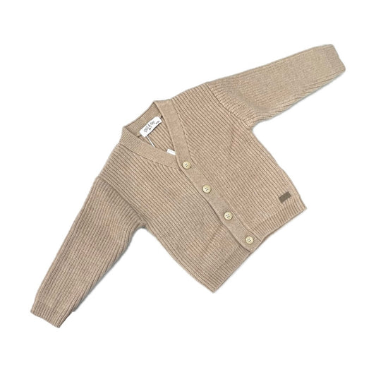 Stelle & Pupi Cardigan in Lana Doppia Morbida Da Neonato