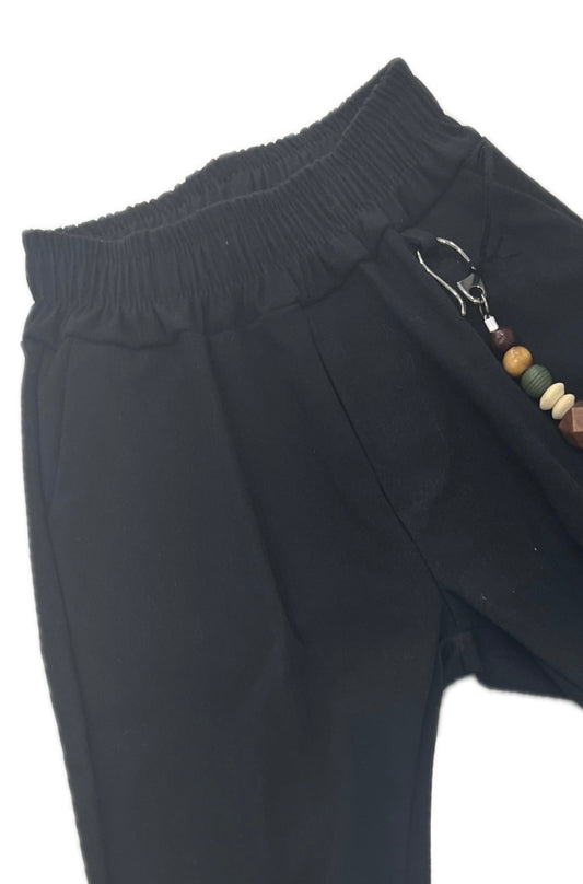 Rebel Pantalone con Elastico in Vita in Gambardina Da Neonato