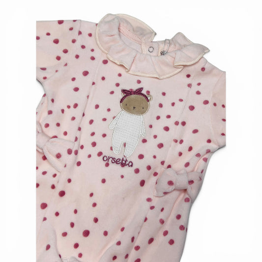 Pastello Tutina in Ciniglia Da Neonata