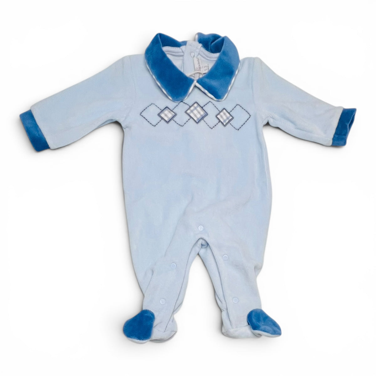 Les Jolies Tutina Ciniglia Rombi Da Neonato
