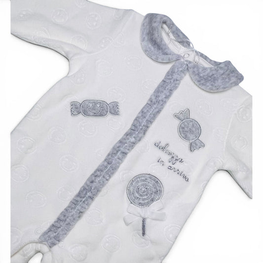 Pastello Tutina in Ciniglia Da Neonata