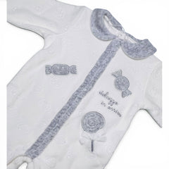 Pastello Tutina in Ciniglia Da Neonata