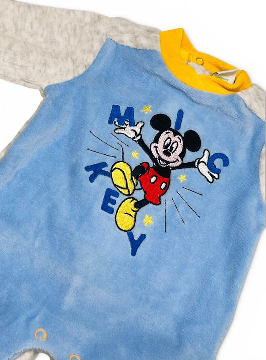 Disney Tutina in Ciniglia Micky Mouse Ricamata Da Neonato