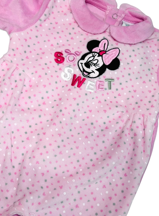 Disney Tutina in Ciniglia Minnie Ricamata Da Neonata