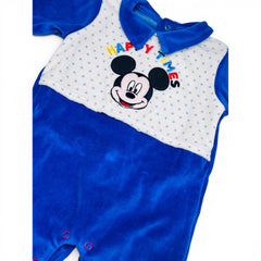 Disney Tutina in Ciniglia Micky Mouse Ricamata Da Neonato