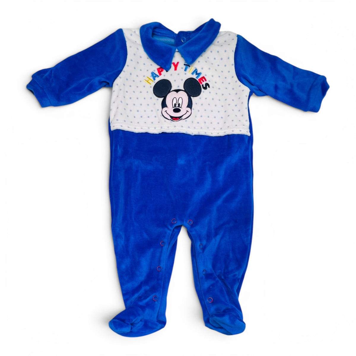 Disney Tutina in Ciniglia Micky Mouse Ricamata Da Neonato