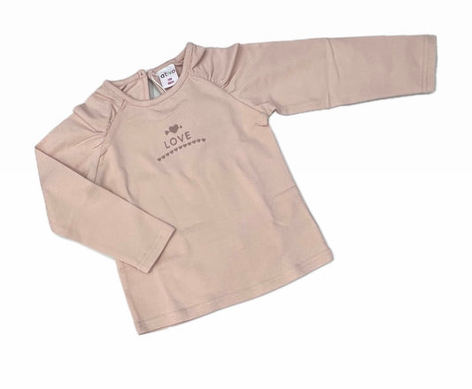 Ativo Maglia Neonata con Manica Arricciata