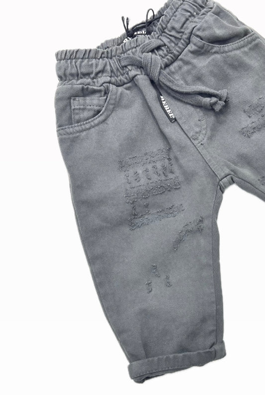 Rebel Pantalone Bull con Elastico in Vita Da Neonato