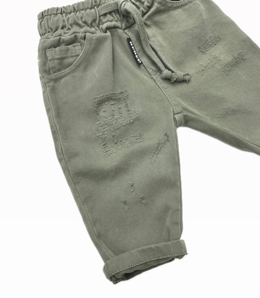 Rebel Pantalone Bull con Elastico in Vita Da Neonato