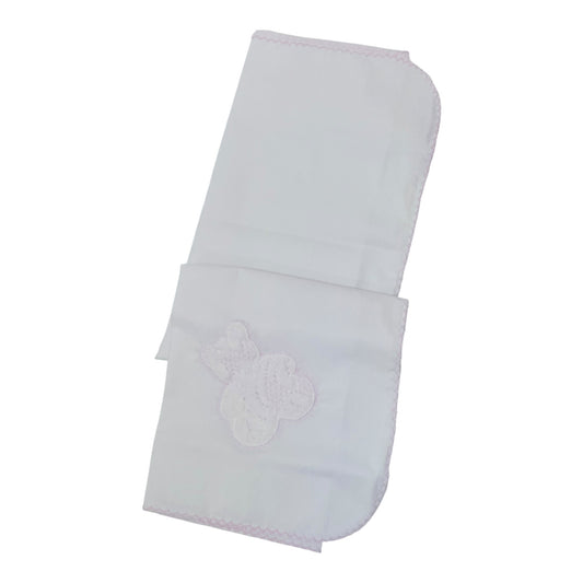 Due Panni Antirigurgito Orso in Pizzo 100% Cotone mis. 70x70