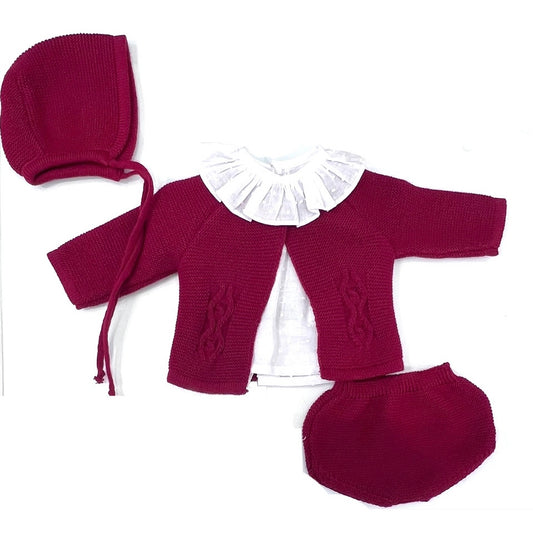 Coralo Completo Invernale Quattro Pezzi Da Neonati